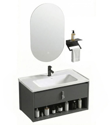 ZESTAW MEBLI ŁAZIENKOWYCH TOLEDO 80 GREY