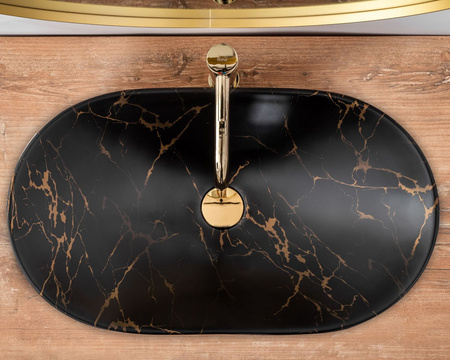UMYWALKA ROYAL MARBLE BLACK  MATT - NABLATOWA