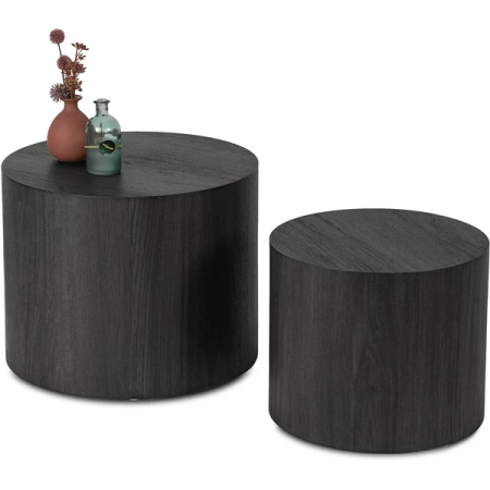 Zestaw Stolików LEILA Czarny