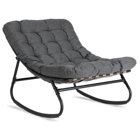 Fotel Bujany AURORA Szary