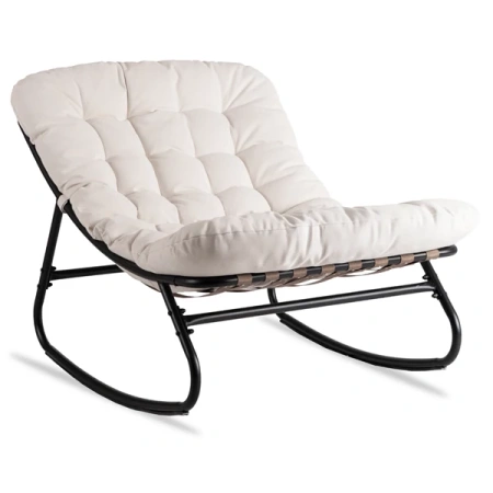 Fotel Bujany AURORA Beżowy