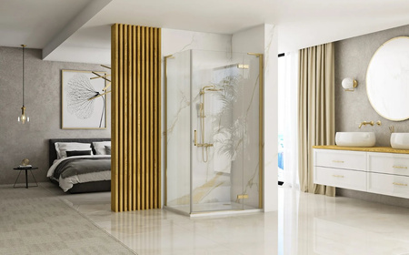 ŚCIANKA PRYSZNICOWA HUGO BRUSH GOLD 80