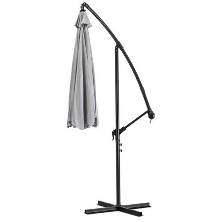 Parasol Ogrodowy AKRON Jasny Szary