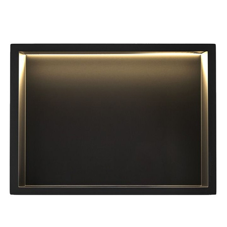 PÓŁKA WNĘKOWA LED 30x45x10 cm BLACK
