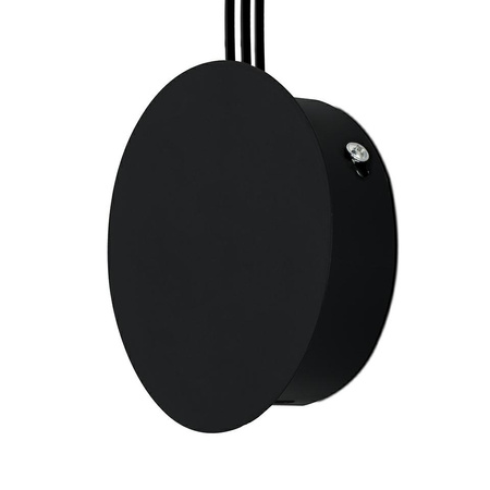 MOOSEE lampa ścienna FLUSSO WALL 3        czarna