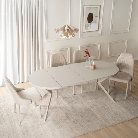 Stół LUGO 90-190 cm Kaszmirowy