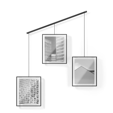 UMBRA zestaw 3 ramek do zdjęć EXHIBIT     8-10 cm czarny