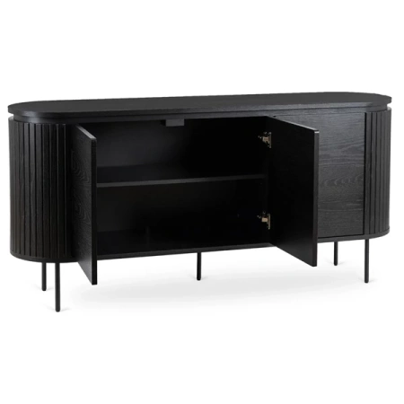 Komoda Trzydrzwiowa BECK 160 cm Czarna