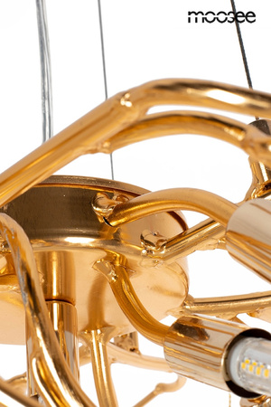 MOOSEE lampa wisząca RIVIERA 80 złota /   clear