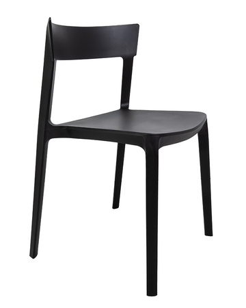 Krzesło JASPER czarne - polipropylen