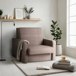 Zestaw 2x Fotel Do Spania Jednoosobowy MILAN 1 Beżowy