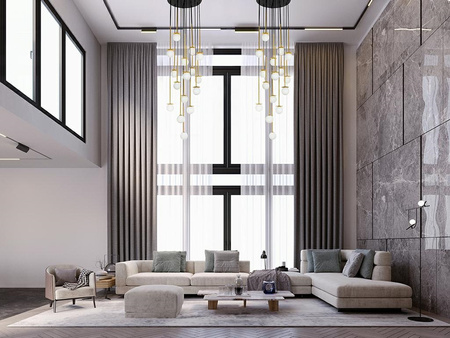 MOOSEE lampa wisząca CANNON DISC 16       złota