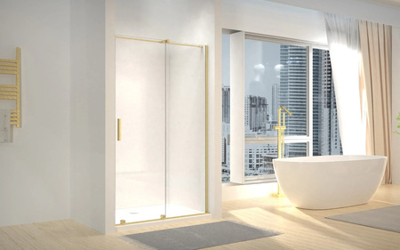 DRZWI PRYSZNICOWE MONTANA BRUSH GOLD 100