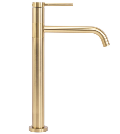 BATERIA UMYWALKOWA LUGANO ZŁOTA SZCZOTKOWANA WYSOK