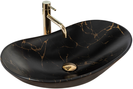 UMYWALKA ROYAL MARBLE BLACK  MATT - NABLATOWA