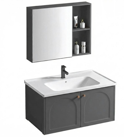 ZESTAW MEBLI ŁAZIENKOWYCH DENVER 80 GREY