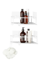 UMBRA zestaw 2 półek narożnych CUBIKO     biały