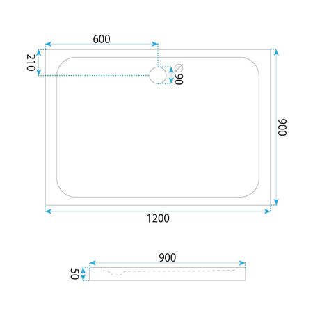 BRODZIK BELMOND WHITE 80x100