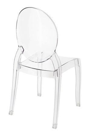 Krzesło ELIZABETH transparentne -  poliwęglan