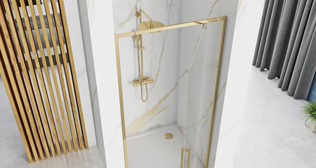 DRZWI PRYSZNICOWE RAPID SWING GOLD 90