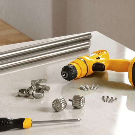 UMBRA karnisz CLEO 91 - 168 cm srebrny