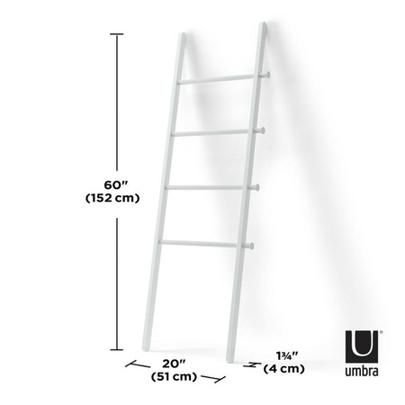 UMBRA drabina dekoracyjna LEANA biała