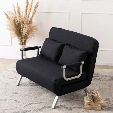 Fotel Dwuosobowy BART 2 Czarny