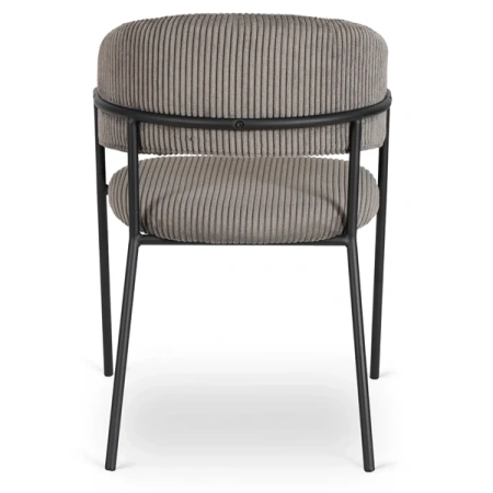 Krzesło TINKA Szare Sztruksowe