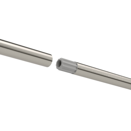 UMBRA karnisz ZEN 163 - 325 cm srebrny