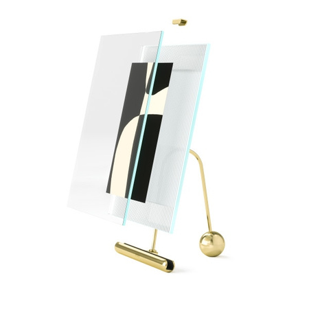 UMBRA ramka na zdjęcia FLUTE 4x6 złota