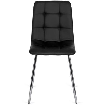 Krzesło ENZO Czarne Ekoskóra