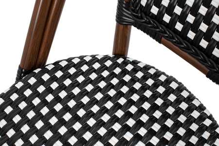 Krzesło ogrodowe CAFE PARIS brązowe       rattan