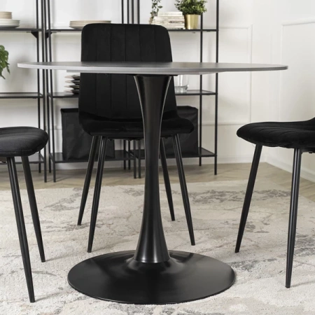 Stół SANDER 90 cm Czarny