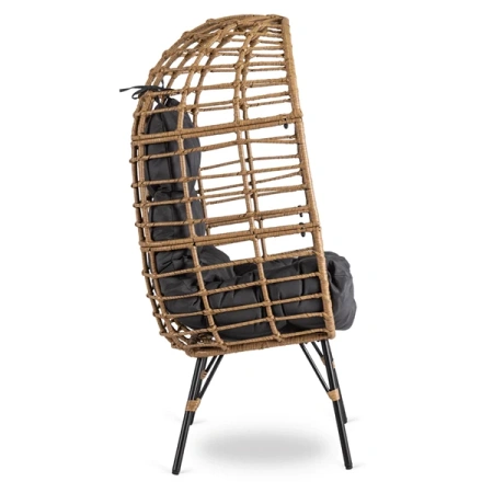 Fotel Ogrodowy Wypoczynkowy MADISON Szary