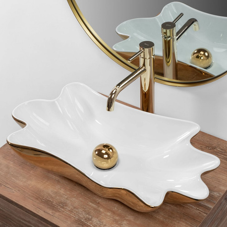 UMYWALKA INFINITY GOLD/WHITE - NABLATOWA