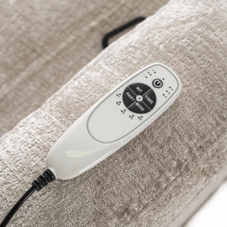 Fotel Masujący BOX Beżowy Welurowy