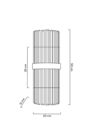 MOOSEE lampa ścienna MILAGRO złota