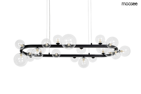 MOOSEE lampa wisząca ALURE OVAL 120       czarna