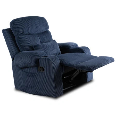 Fotel TORRES Granatowy Sztruksowy