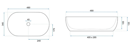 UMYWALKA AMELIA 48 SANDY - NABLATOWA