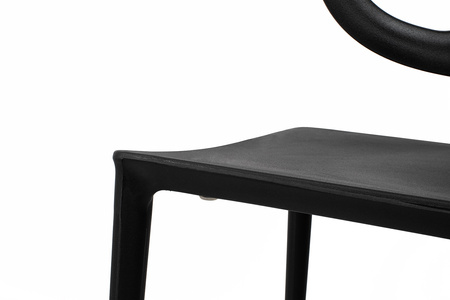 Krzesło MARCUS czarne - polipropylen