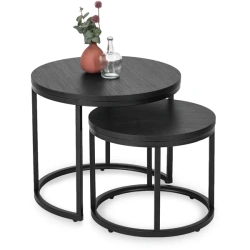 Zestaw Stolików MANU Czarny