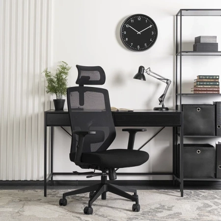 Fotel Obrotowy BENTO Czarny