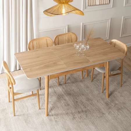 Stół Ceramiczny SAMER 120-160 cm Dąb