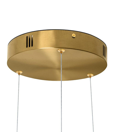MOOSEE lampa wisząca RING 80 + 80 + 80    złota na jednej podsufitce