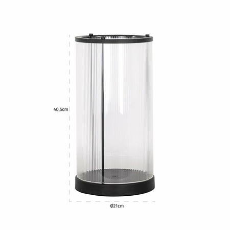 RICHMOND świecznik DAYENE L czarny