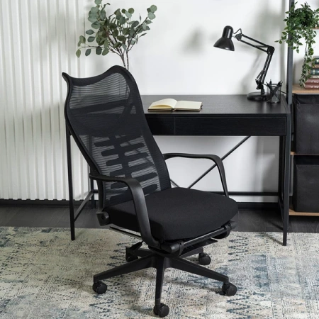 Fotel Obrotowy ACTON Czarny