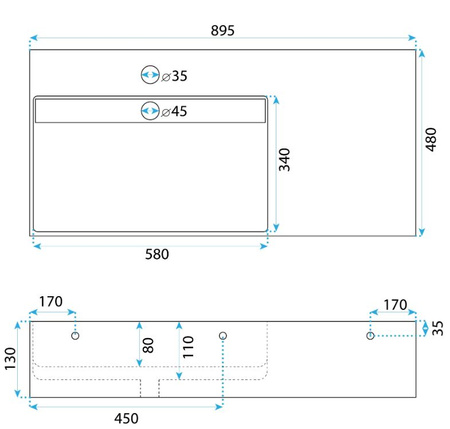UMYWALKA KONGLOMERATOWA ARCHI 90 - NABLATOWA
