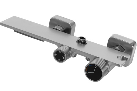 ZESTAW NATRYSKOWY HELIX NIKIEL SZCZOTKOWANY