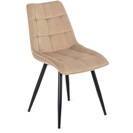 Krzesło RIO Beżowe Welurowe